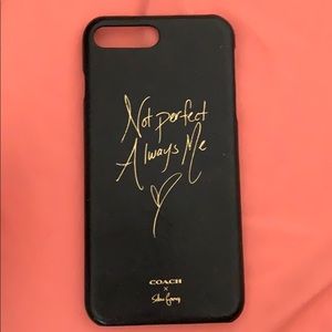 Selena Gomez x Coach iPhone 7+/8+ case